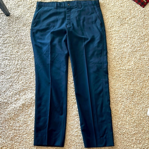 WORKRITE UNIFORM CO. NOMEX FLAME RETARDANT Navy Blue PANTS Size 40 X 34 - Picture 9 of 11